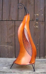 Lederlampe 'Samira', 65 cm